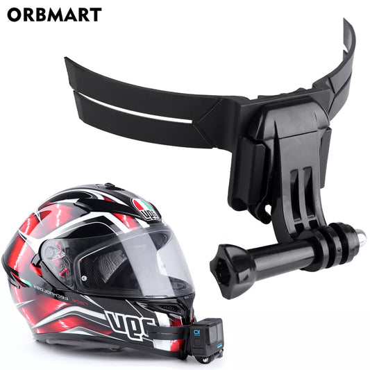 Soporte de barbilla para casco de motocicleta para GoPro