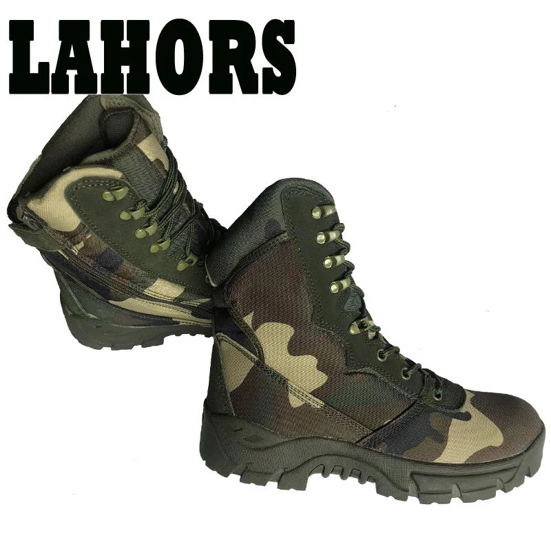 ENVÍO GRATIS Botas tácticas militares para hombres al aire libre Zapatos militares de alta calidad Camuflaje Combate Caza Escalada Senderismo Zapatos