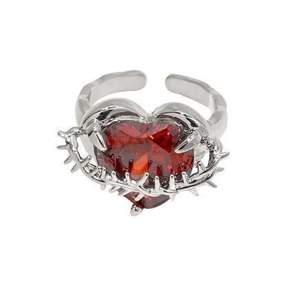 Anillo rojo amor