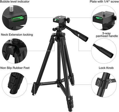 Trípode Flexible de Viaje + Control Remoto