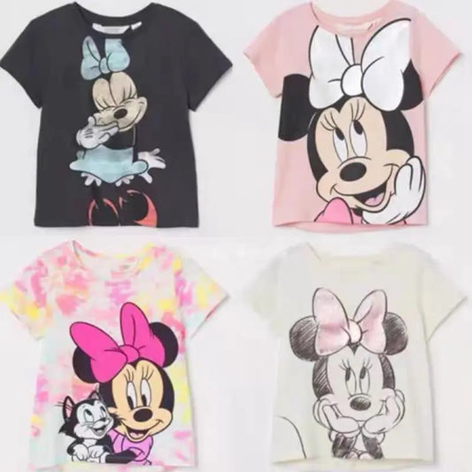 Camiseta con estampado de Minnie para bebés y niñas