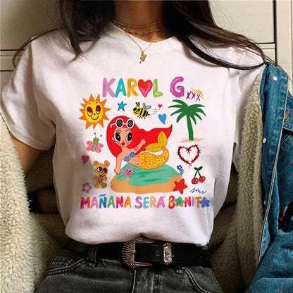 camiseta frase "mañana será bonito"