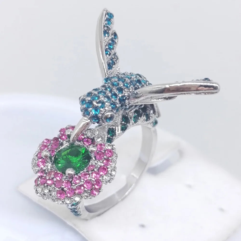 Anillos con diseño de animal y Cristaleria