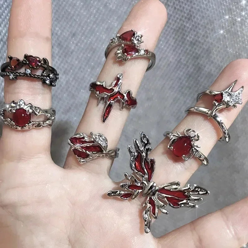 anillos estilo gótico