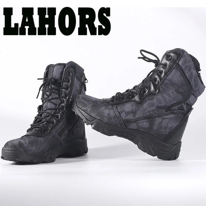 ENVÍO GRATIS Botas tácticas militares para hombres al aire libre Zapatos militares de alta calidad Camuflaje Combate Caza Escalada Senderismo Zapatos