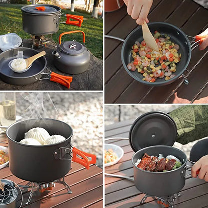 juego de cocina para camping