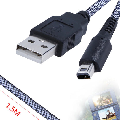 Cable cargador USB de 150CM Cable de sincronización de datos de carga para Nintendo NDSI nuevo