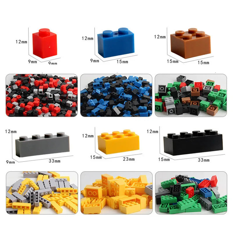 1000  bloques de construcción creativos